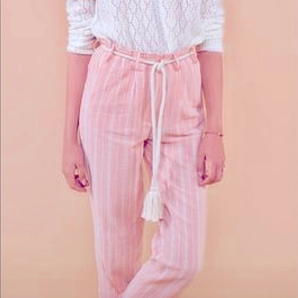 Louise Misha Cana Blush Stripes Pants